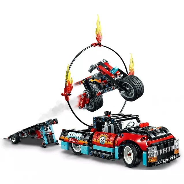 Конструктор LEGO Technic Каскадерский грузовик и мотоцикл (42106) - 8