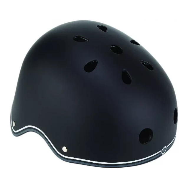 GLOBBER Шлем защитный детский (черный, с фонариком, 48-53 см) - 2