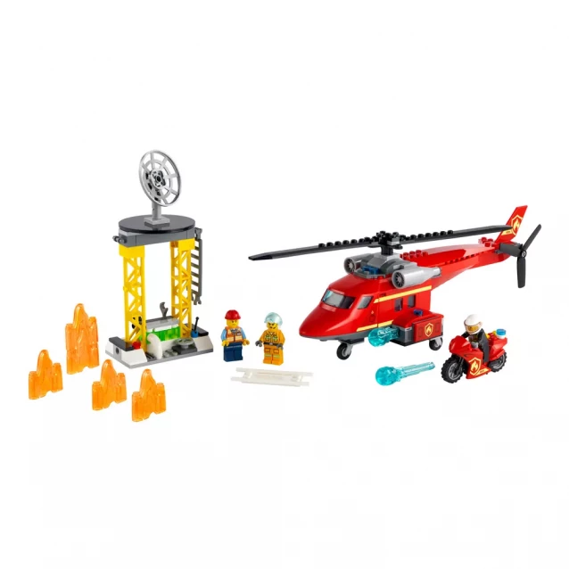Конструктор LEGO City Пожежний рятувальний гелікоптер (60281) - 3