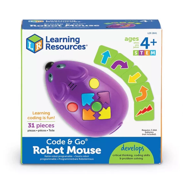 Ігровий STEM-набір LEARNING RESOURCES - МИШКА (іграшка, що програмується, картки) - 1