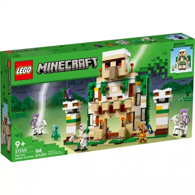 Конструктор LEGO Minecraft Фортеця залізного голема (21250) - 1
