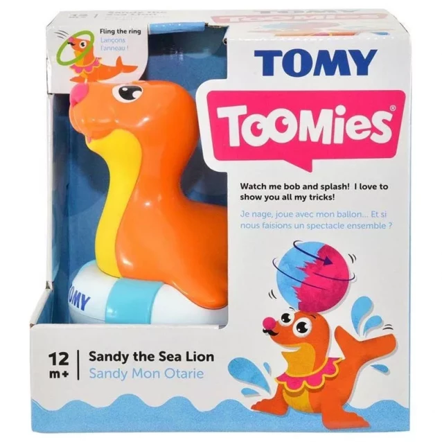 TOMY Игрушка для ванной комнаты «Тюлень Сэнди» - 2