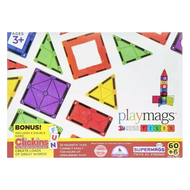 Конструктор Playmags магнітний набір 60 ел. PM158 - 1