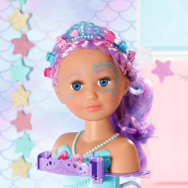 Кукла-манекен BABY BORN с автоматическим душем - СЕСТРИЧКА-РУСАЛОЧКА (на присоске, с аксессуарами) - 3