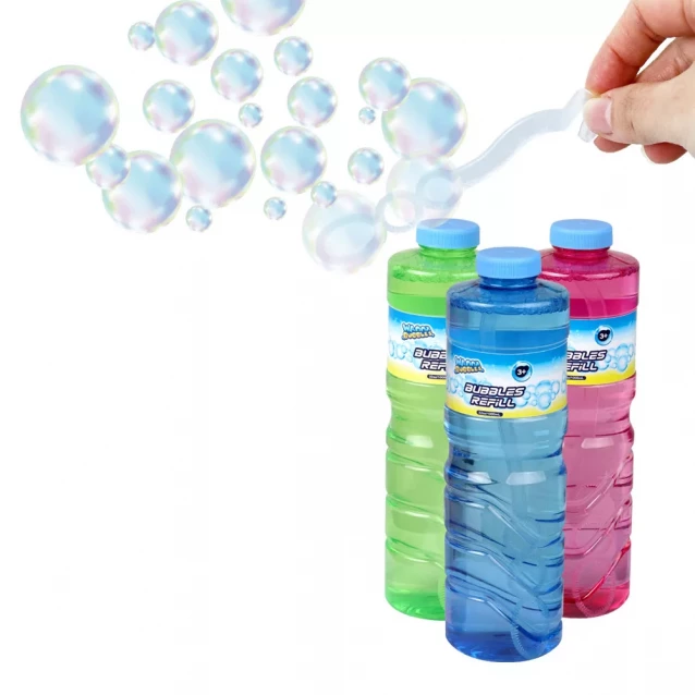 Wanna Bubbles Рідина для мильних бульбашок , 950 мл, в асортименті BB32-N1 - 7