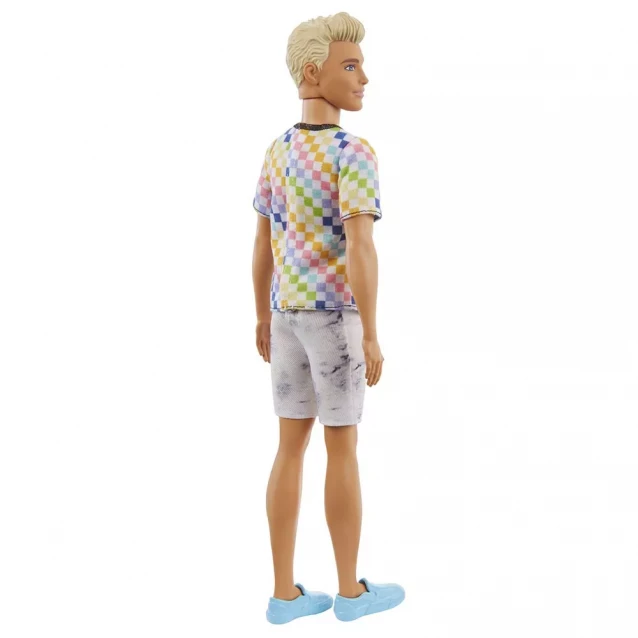 Лялька Barbie Модник Кен у клітчастій футболці (GRB90) - 3