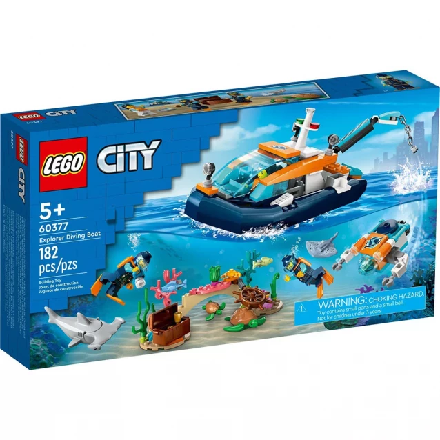 Конструктор LEGO City Исследовательская подлодка (60377) - 1