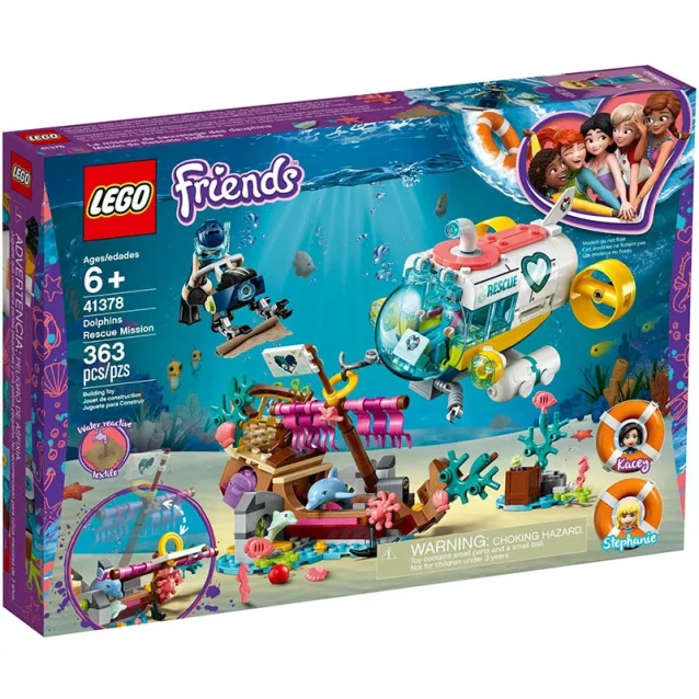 Конструктор LEGO Friends Миссия по спасению дельфинов (41378) - 1