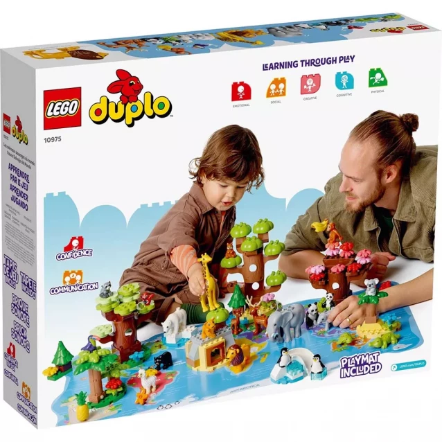 Конструктор LEGO Duplo Дикі тварини світу (10975) - 2