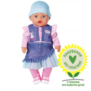 Лялька Baby Born Джинсовий стиль Крихітки 43 см (836385)  лялька Бебі Борн