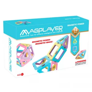 Конструктор Magplayer магнітний (MPH2-14) дитяча іграшка
