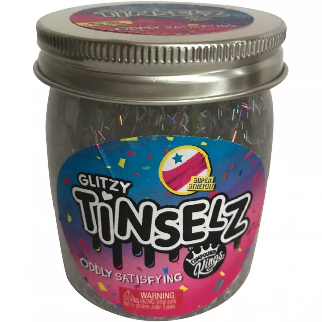Лізун Slime - Glitzy Tinselz, аромат "Цукерки", 210 g (г) - 1