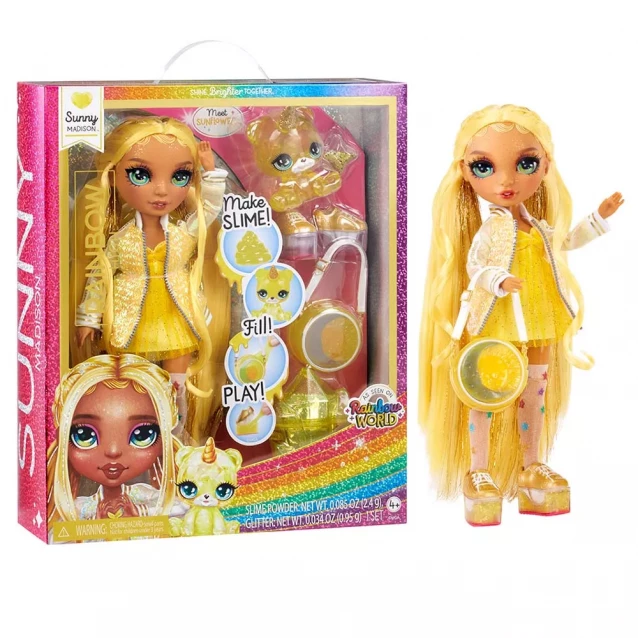 Кукла Rainbow High Classic Санни со слаймом (120186) - 1