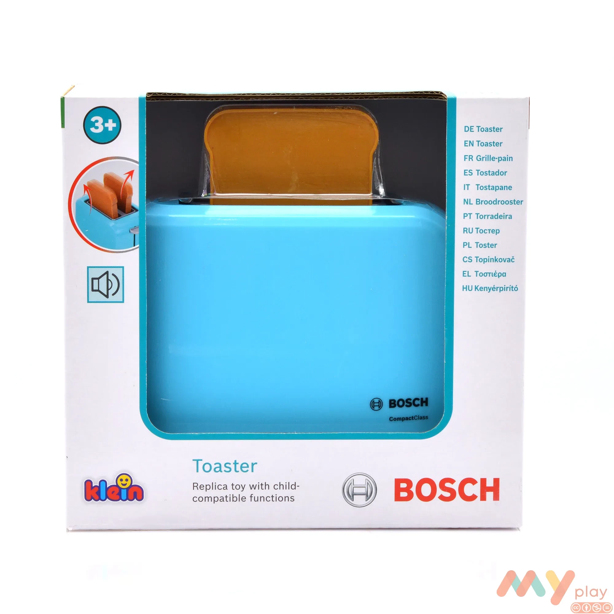 Іграшковий тостер Bosch бірюзовий (9518) - ФОТО в 360° - 1
