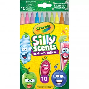 Silly Scents Набір фломастерів, тонка лінія (washable) з ароматом, 10 шт дитяча іграшка