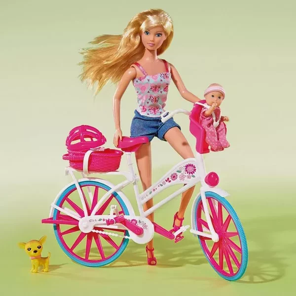 SIMBA Штеффі з малюком на велосипеді, 3+ - 4