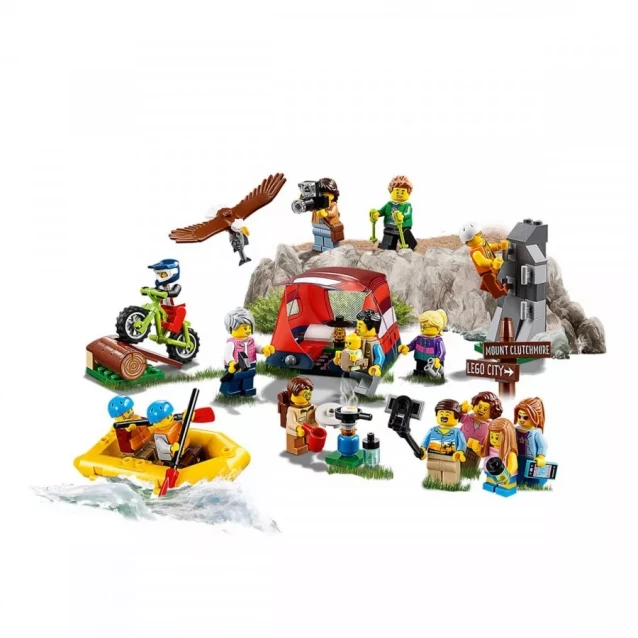 Конструктор LEGO City Набор Фигурок – Приключения Под Открытым Небом (60202) - 2