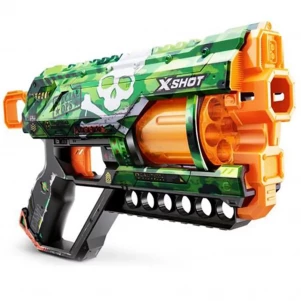 Бластер X-shot Skins Griefer Camo 12 патронов (36561H) детская игрушка