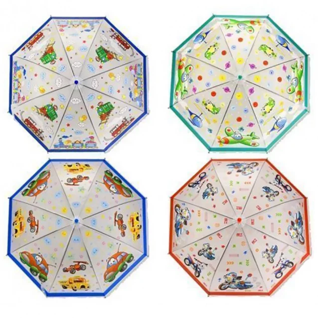 Зонтик детский для мальчиков, 4 вида, 60 см, купол 82 см - 1