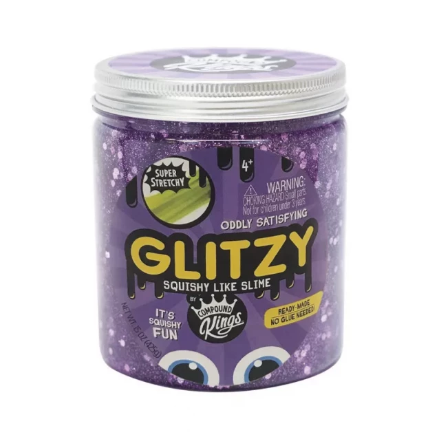 Лизун Compound Slime Glitzi фиолетовый, 425 г (110126_2) - 1