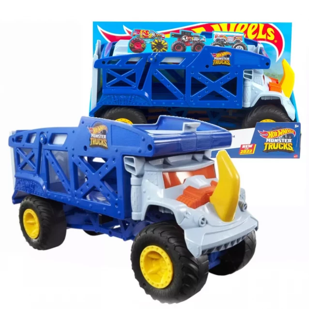 Монстро-транспортер Hot Wheels серии Monster Trucks Носорог (HFB13) - 2