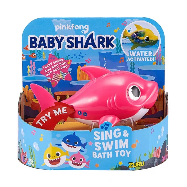 Игрушка для ванны PETS & ROBO ALIVE серии "Junior" - Mommy Shark (25282P) - 1