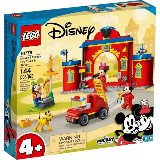 Конструктор LEGO Пожежне Депо Й Машина Міккі І Його Друзів (10776) - 1