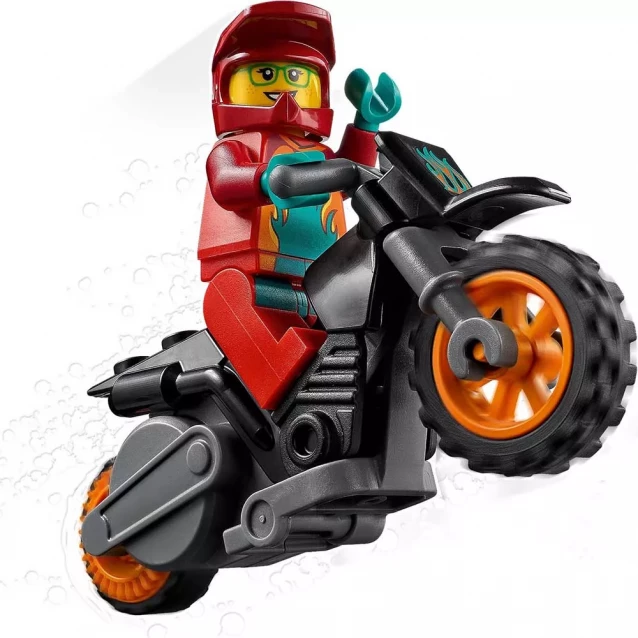 Конструктор LEGO City Stuntz Огненный каскадерский мотоцикл (60311) - 8