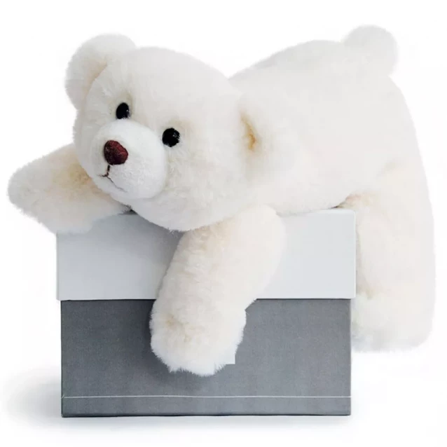 М'яка іграшка Doudou Ведмедик сніжок білий 30 см (HO2567) - 1