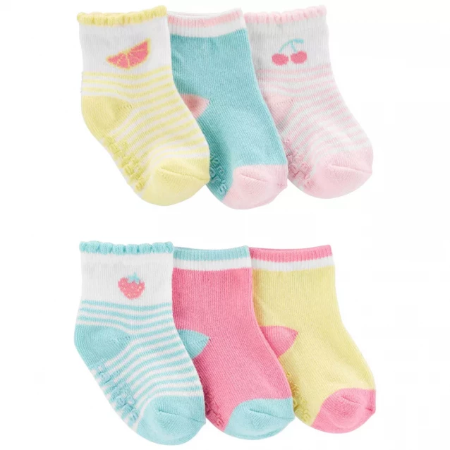 Шкарпетки Carter`s 6 шт для дівчинки 72-86 cm (1N102110_12-24) - 1
