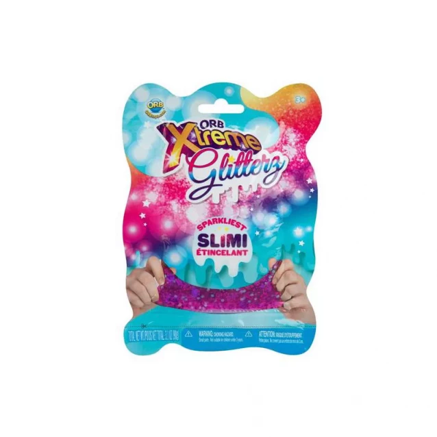 Слайм ORB Slimy Xtreme Glitterz 90 г в асорт. (ORB40557) - 1