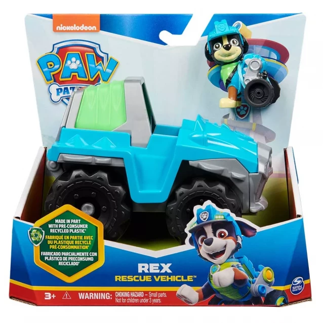 Ігровий набір Paw Patrol Рекс та рятувальний автомобіль (SM16775/2886) - 1