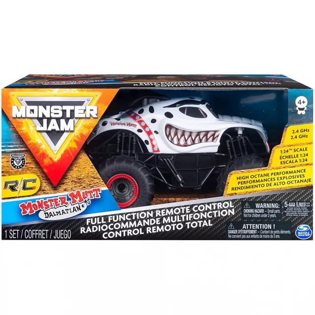 Іграшка машинка на р/к Monster Jam 1:24 арт. 6044951, у коробці 14,5*28,5*15 см - 2