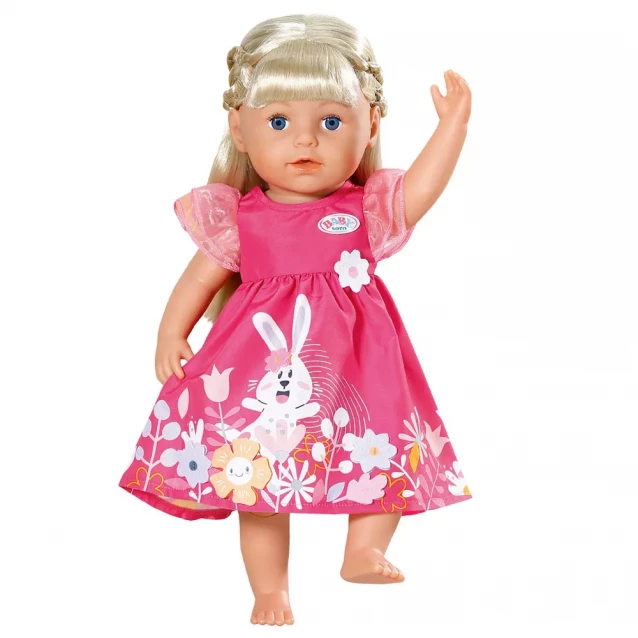 Одяг для ляльки Baby Born Сукня з квітами 43 см (832639) - 2