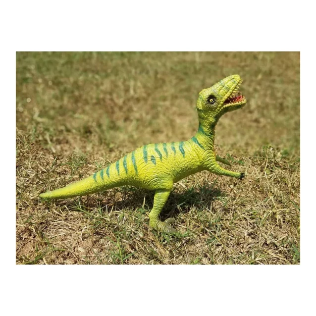 Динозавр Велоцираптор, зелений, 32 cm (см) - 3