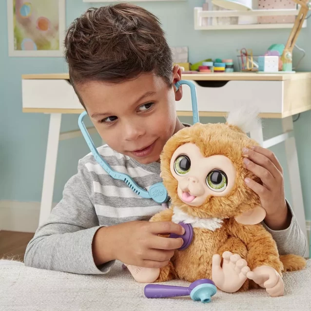 Інтерактивна іграшка FurReal Friends Мавпа Занді у доктора (E0367EU40) - 6