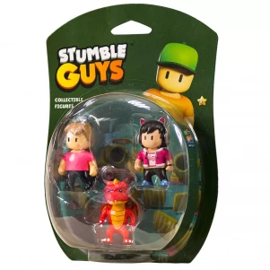 Набор фигурок Stumble Guys Оператор Джина, Дракон Инферно, Мистер Стамбл (SG2020-3) детская игрушка