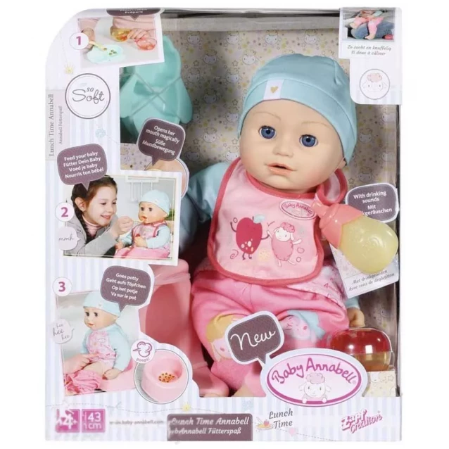 Лялька Baby Annabell Ланч крихітки Аннабель 43 см (702987) - 1