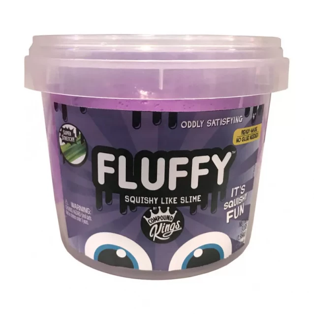 COMPOUND KINGS Лизун Slime Fluffy, фиолетовый, 810 g (г) - 1