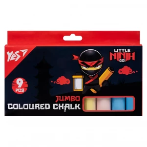 Крейда кольорова Yes Ninja Jumbo 9в1 (400503) дитяча іграшка