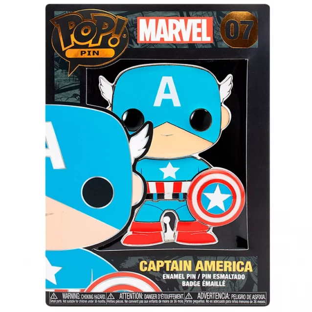 Пін FUNKO POP! Marvel Капітан Америка (MVPP0008) - 3