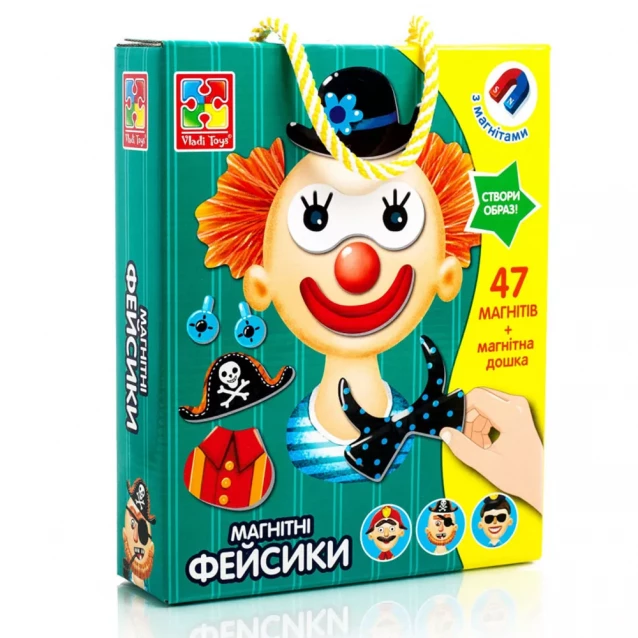 Магнитная игра Vladi-Toys Фейсики (VT3702-15) - 1