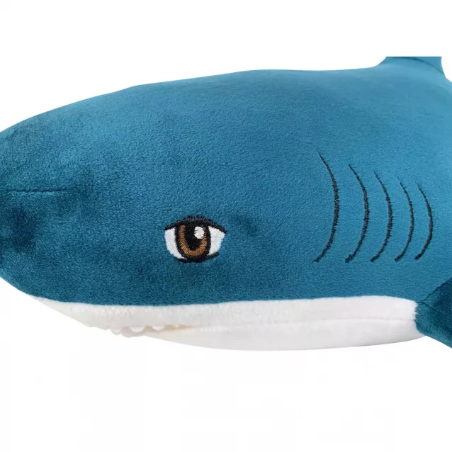 Игрушка плюшевая Акула бирюзовая, 100 см - 2