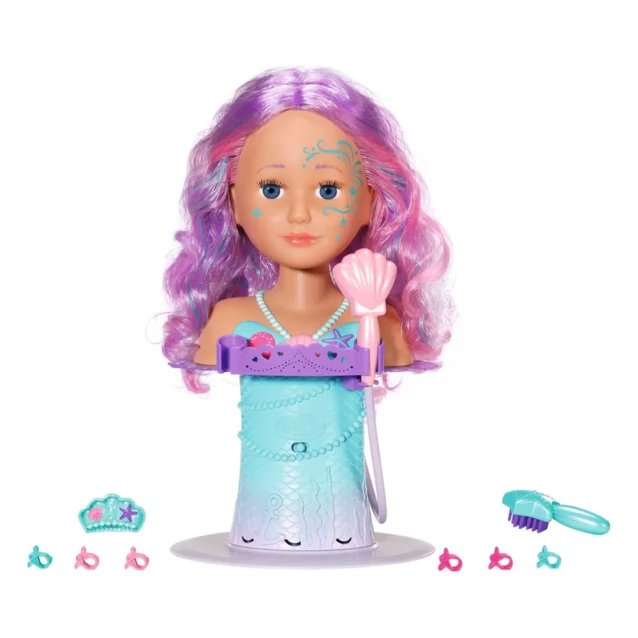 Кукла-манекен BABY BORN с автоматическим душем - СЕСТРИЧКА-РУСАЛОЧКА (на присоске, с аксессуарами) - 9