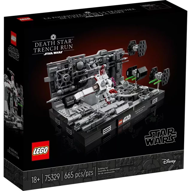 Конструктор Lego Star Wars Діорама «Політ над Зіркою Смерті» (75329) - 1