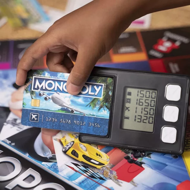 Настільна гра Monopoly Монополія Неперевершений електронний банкінг українська версія (E8978) - 7