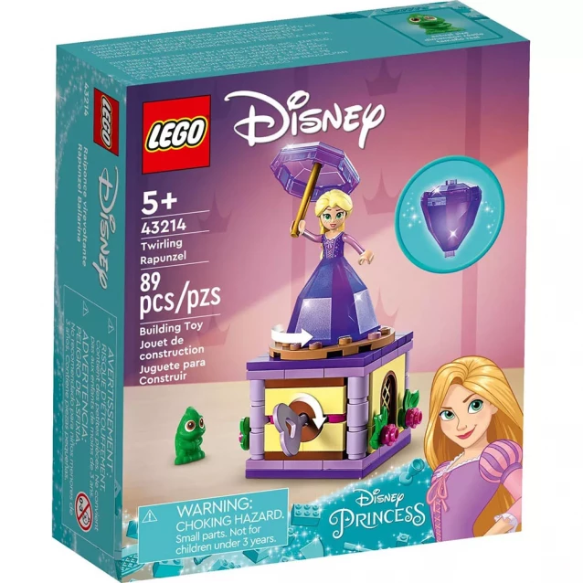 Конструктор LEGO Disney Princess Рапунцель, що обертається (43214) - 1