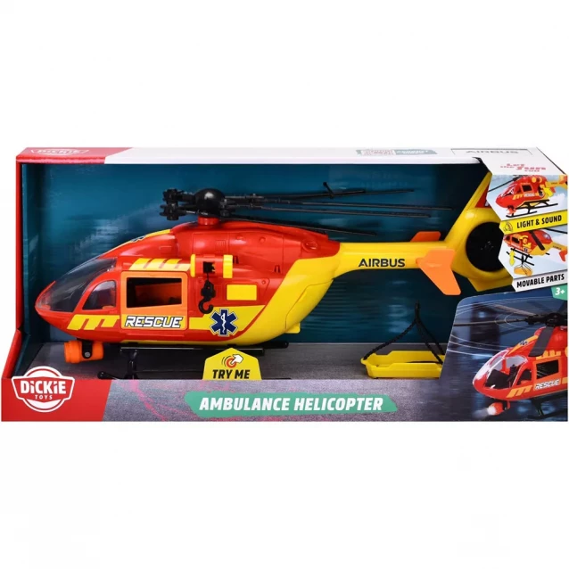 Гелікоптер Dickie Toys Рятувальна служба 36 см (3716024) - 3