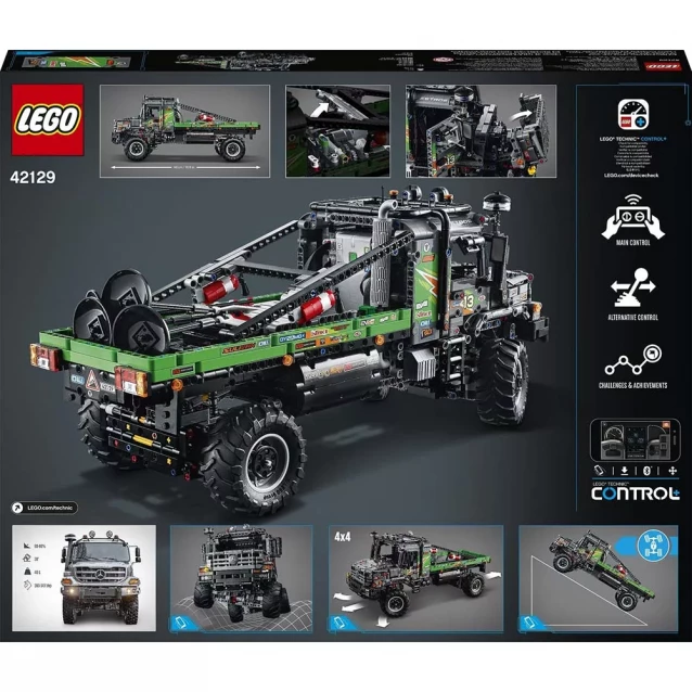 Конструктор LEGO Technic Полноприводный грузовик для испытаний Mercedes-Benz Zetros (42129) - 3