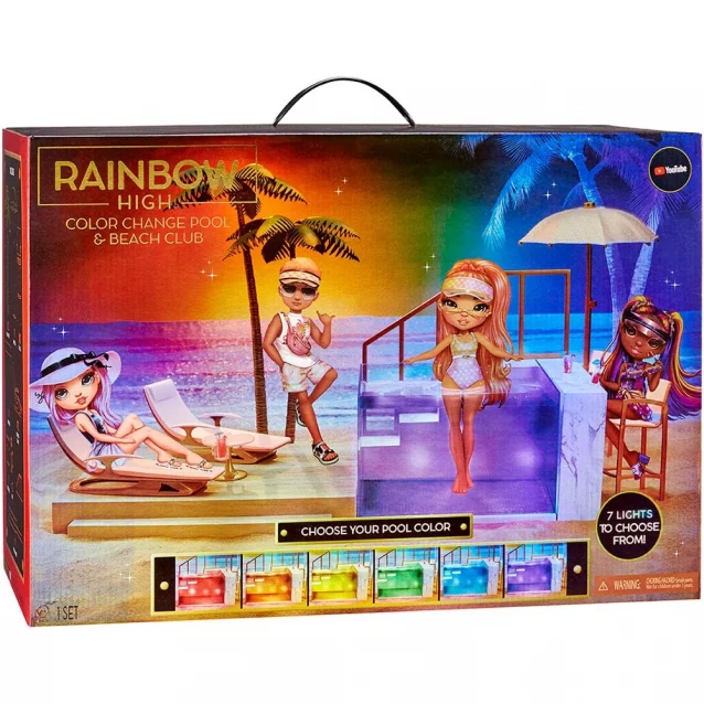 Домик для кукол RAINBOW HIGH серии Pacific Coast - ВЕЧЕРИНКА У БАСЕЙНА (578475) - 13
